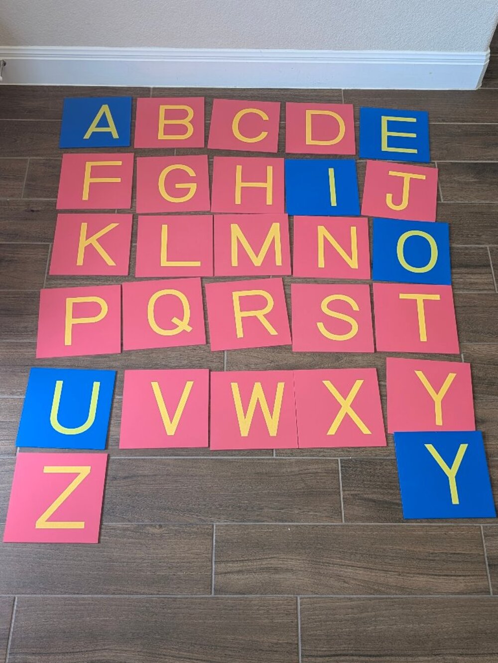 Montessori Capital Sandpaper Letters